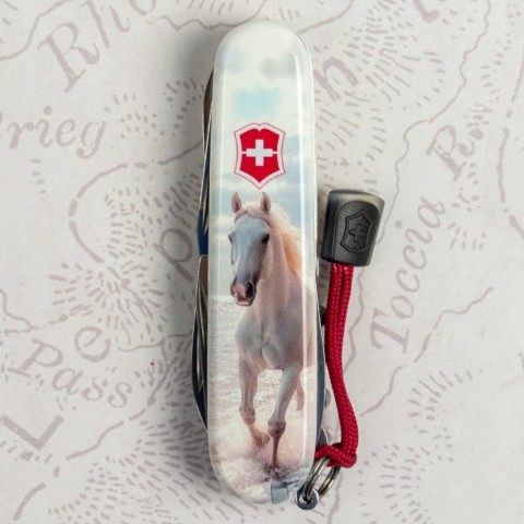 Складаний ніж Victorinox CLIMBER ZODIAC Білий кінь 1.3703.7.Z5270pk