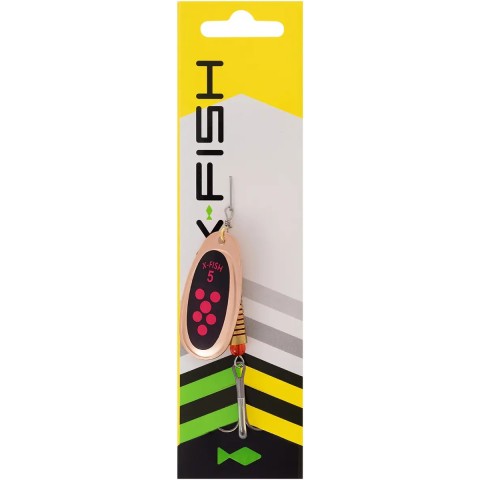 Блесна X-Fish Spike №5 14.5g Copper black orange