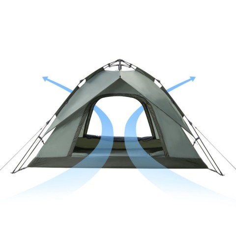 Намет тримісний автоматичний Naturehike NH21ZP008, оливково-зелений-