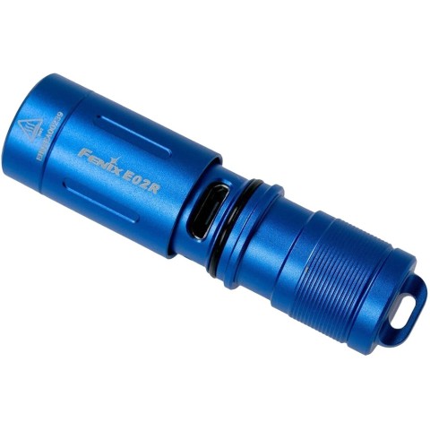 Ліхтар ручний синій Fenix E02R