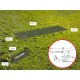 Ліжко складане Naturehike XJC05 NH20JJ001, Поліестер Oxford / алюміній, чорний