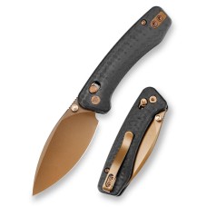 Ніж Trivisa Koala-CG, золот./чорний, N690, карбон/G10