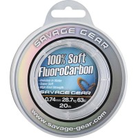 Флюорокарбон Savage Gear Soft Fluorocarbon 35m 0.49mm 15.2kg Clear