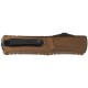 Нож Microtech Combat Troodon GEN III Tanto Edge Black Blade ц:tan