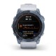 Смарт-годинник Garmin fenix 7X Sapphire Solar мінерально-синій титановий DLC з ремінцем кольору білого каменю