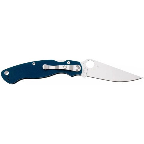 Нож Spyderco Military 2, CPM SPY27, G-10 ц:cobalt blue