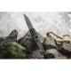 Ніж складаний туристичний Ganzo G721В (8.5 см) 440C / G10 зелений, чорний клинок