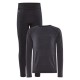 CORE DRY ACTIVE COMFORT SET JR BLACK 158/164