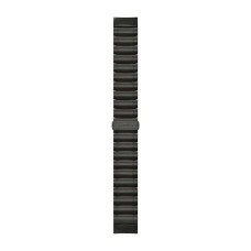 Ремешок для часов Garmin QuickFit 22 гибридный титаново-силиконовый карбоново-серый DLC