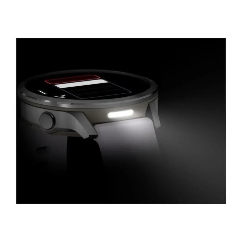 Смарт-годинник Garmin Venu 4 (41 мм) сріблястий з силіконовим ремінцем барвінкового кольору