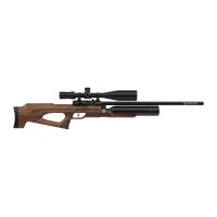 Пневматическая редукторная PCP винтовка ASELKON MX9 WOOD, кал.4.5, дерево