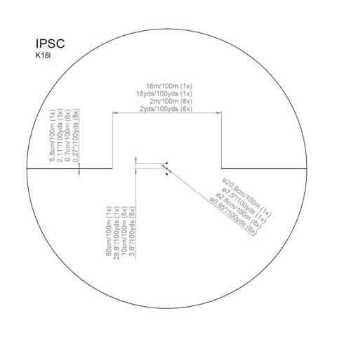 Прицел оптический KAHLES K 18i 1-8x24 (30 mm) SFP illum. IPSC