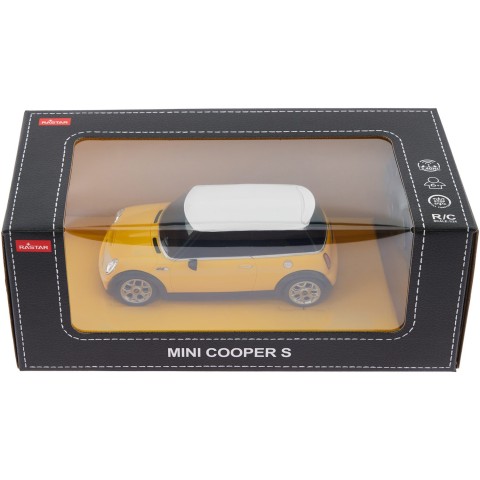 Машинка Rastar Mini Cooper S 1:24 Жовтий