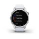 Смарт-годинник Garmin fenix 7S сріблястий з ремінцем кольору білого каменю