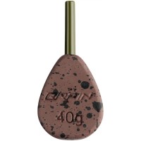 Грузило Brain In-Line Flat Lead 42g 2шт/уп brown