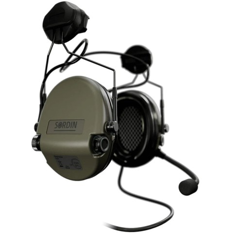 Активні навушники Sordin Supreme MIL CC з ARC Rail. Green