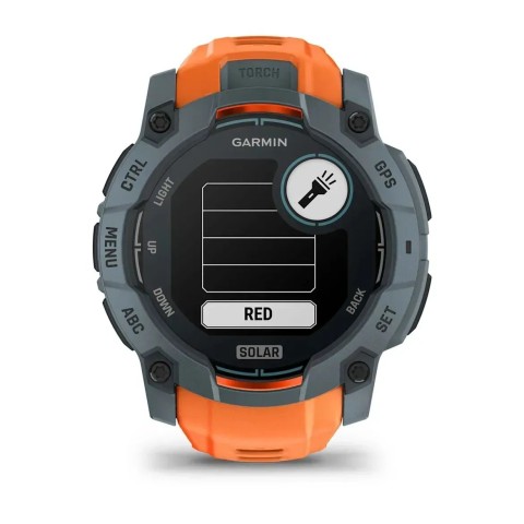 Смарт-годинник Garmin Instinct 3 (50 мм) Solar сутінковий/сонячний