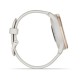 Смарт-часы Garmin vivomove Trend с персиково-золотистым стальным безелем, корпусом и ремешком цвета айвори