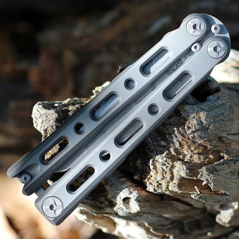 Ніж Benchmade Laro, balisong, titanium, 82