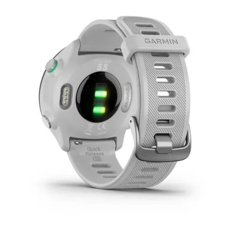 Смарт-годинник Garmin Forerunner 55 з білим ремінцем