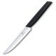 Кухонний ніж Victorinox Swiss Modern Steak&Pizza 12см хвил. з черн. ручкою