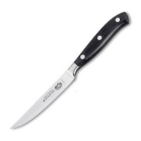 Кухонний ніж Victorinox Grand Maitre Steak лезо 12см з чорн. ручкою у подар.упак.