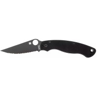 Ніж Spyderco Military 2 Black Blade, CPM S30V, G-10 black