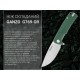 Ніж складаний туристичний Ganzo G769 (9 см) D2 / G10 зелений