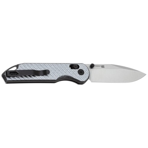 Нож Kizer Assassin Nitro-V G10 CF ц:silver & black