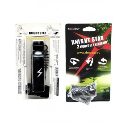Ліхтар тактичний з наголовним кріпленням NexTorch Knight Star 80Lum