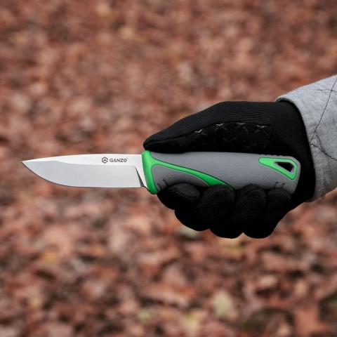 Ніж Ganzo G807-GY сірий з ножнами