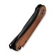 Ніж складаний кишеньковий Civivi Elementum Slip Joint, (7.5 см) 14C28N / Guibourtia Wood