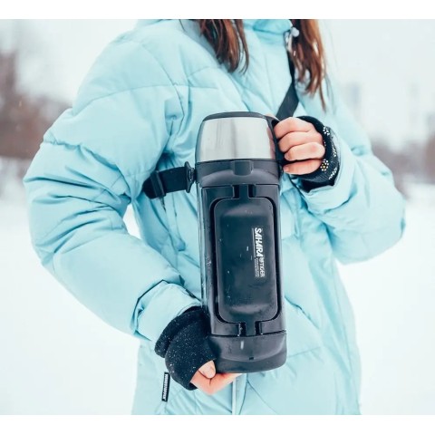 Термос Tiger MHK-A150XC 1,5л Silver Grey/Black