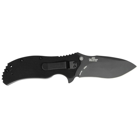 Ніж складний Zero Tolerance FOLDER G-10 BLACK/BLACK чорний клинок / чорна рукоять 0350