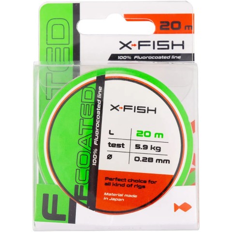 Флюорокарбон X-Fish FCoated 20m 0.28mm 5.9kg