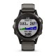 Смарт-часы Garmin fenix 5 Plus Sapphire серые титановые DLC с титановым ремешком