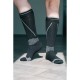Водонепроникні шкарпетки Dexshell Longlite Socks 2.0, сірі полоски, розмір L (43-46)