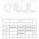Моноблок ROME Decumanus M4 - QM. H1-38, Ø34mm, Сплав. Picatinny, 6 crews (M4x10)
