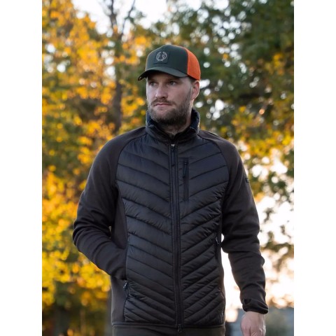 Куртка Chevalier Hunter Hybrid L Leather Brown