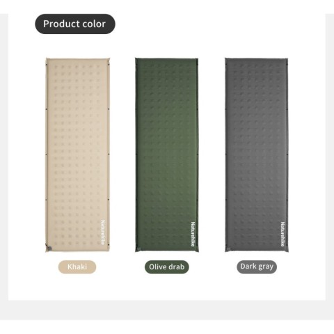 Самонадувний килимок Naturehike CNK2550WS025, 30мм, зелений