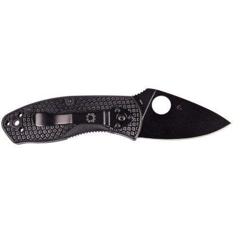 Ніж Spyderco Ambitious Lightweight Black Blade, 8Cr13MoV, FRN black