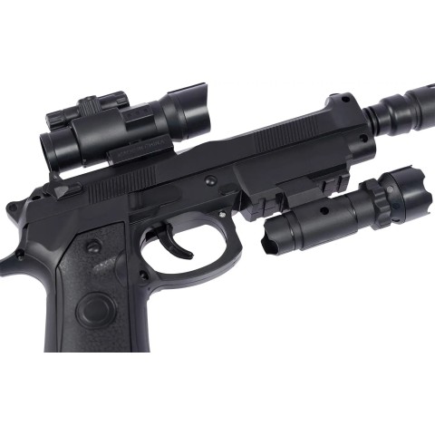 Пістолет світло-звуковий ZIPP Toys Beretta 92FS черный