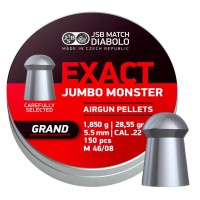 Пули пневм JSB Exact Jumbo Monster Grand 5,52 мм 1,850 гр (150 шт/уп)