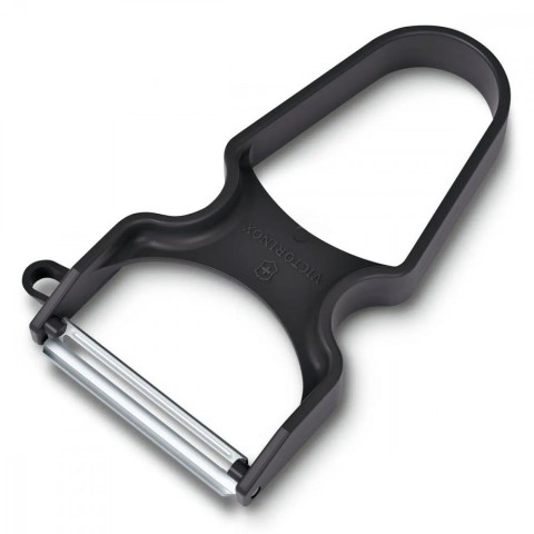 Овочечистка Victorinox Rapid пряме лезо Чорн. (109x65x13мм)