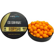 Бойли Pop-Up Crazy Carp Premium 8mm Esterfruit (80шт/уп)