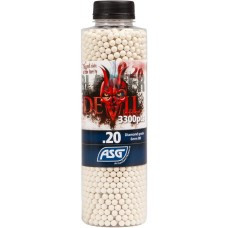 Страйкбольные шарики ASG Blaster Devil , 0.20g, 3300 pcs white