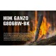 Ніж фіксований туристичний Ganzo G806BW (9.8 см) 8Cr14 / PP+TPR чорний з чохлом