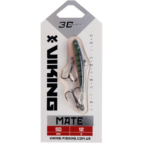 Балансир Viking Fishing Mate Ice Jig 50mm 12g #22 Kingfisher Pink