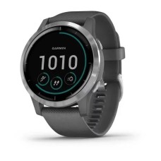 Смарт-годинник Garmin vivoactive 4 сірий зі сріблястим безелем