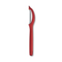 Овощечистка универсальная Victorinox, серрейторная двусторонняя РК, красная
